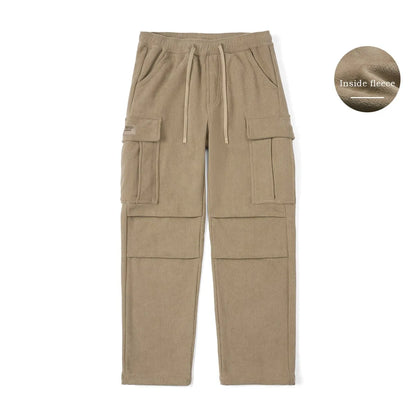 Fleece Cargohose Oversize