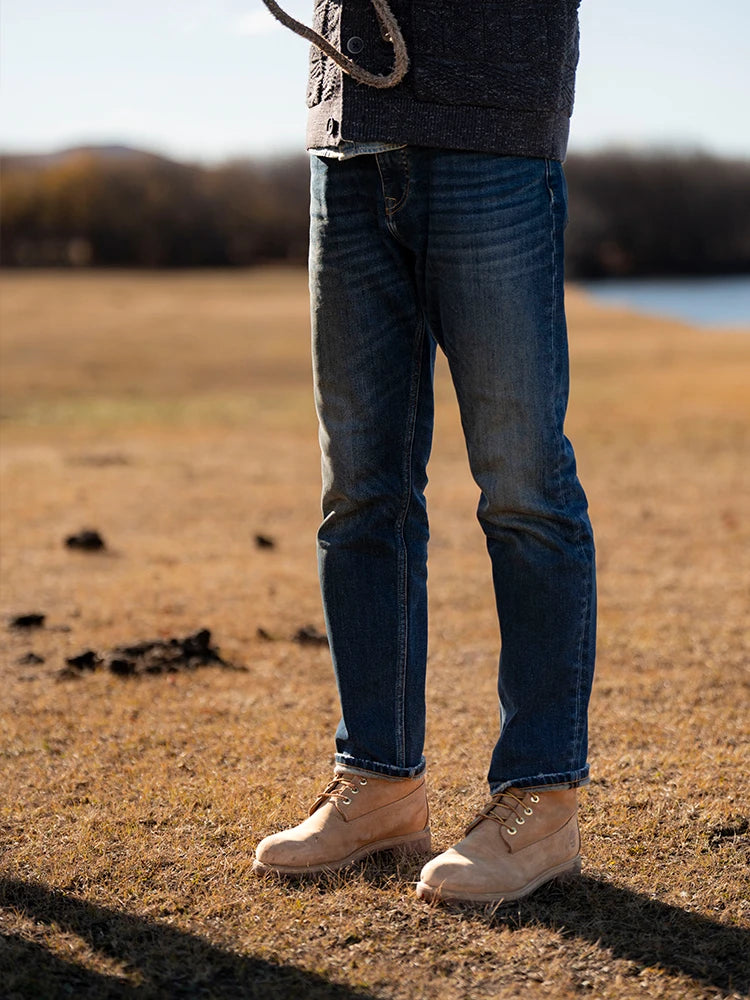 Elastische Jeans 15oz Vintage Washed