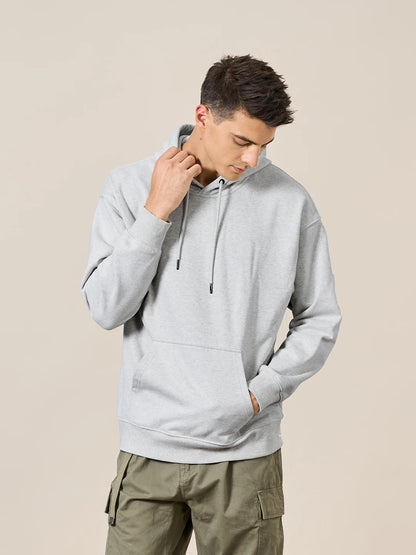 Hoodie 360gsm Dickes Stoff Basic Sweatshirt Herren