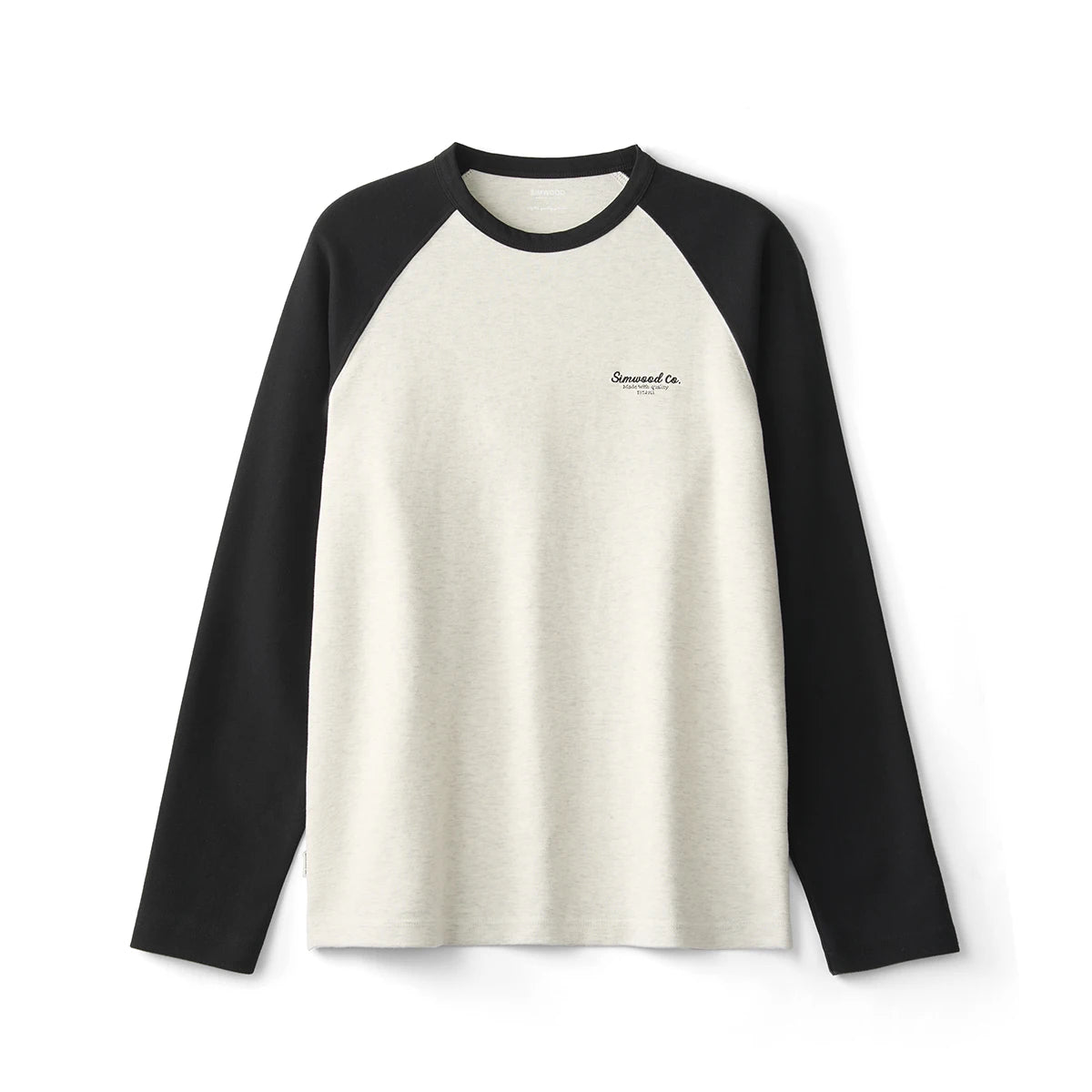 T-Shirt Oversize 310gsm Wärmend Thermo Stoff Langarm Raglan